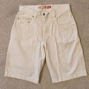 Vintage Men's Gap White Denim Shorts - 32